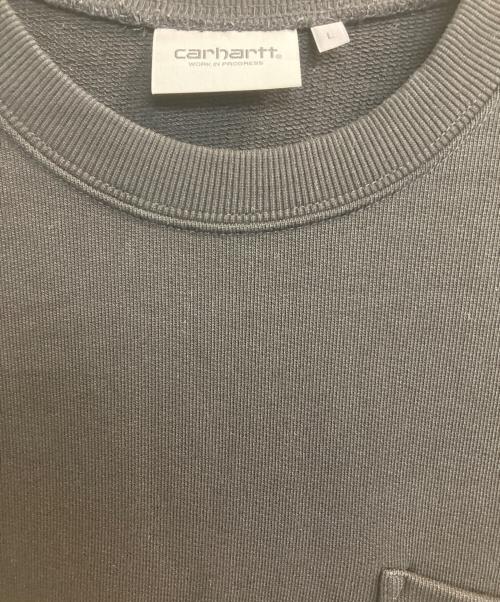Carhartt WIP（カーハート ワーク イン プログレス）CARHARTT WIP (カーハート ワーク イン プログレス) POCKET SWEAT ブラック サイズ:Ｌの古着・服飾アイテム