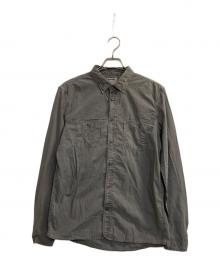 DIESEL（ディーゼル）の古着「ショートポイントパッカリングシャツ」｜グレー