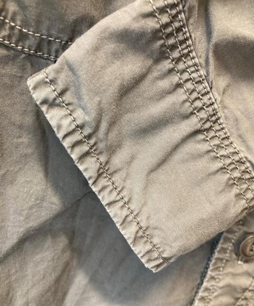 DIESEL（ディーゼル）DIESEL (ディーゼル) ショートポイントパッカリングシャツ グレー サイズ:Ｌの古着・服飾アイテム