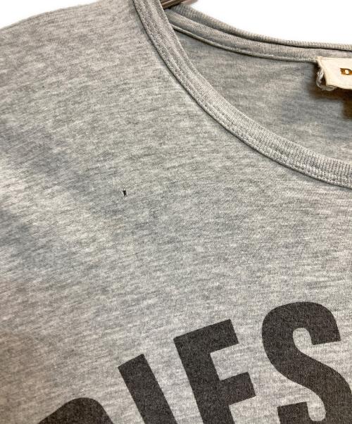 DIESEL（ディーゼル）DIESEL (ディーゼル) ブレイブマンL/S T-SHIRTS グレー サイズ:Mの古着・服飾アイテム