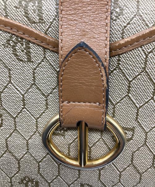 Christian Dior（クリスチャン ディオール）Christian Dior (クリスチャン ディオール) ハニカム柄ショルダーバッグ ベージュの古着・服飾アイテム