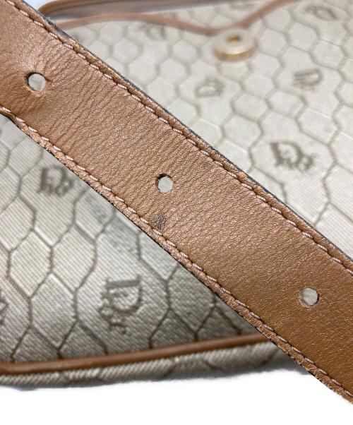 Christian Dior（クリスチャン ディオール）Christian Dior (クリスチャン ディオール) ハニカム柄ショルダーバッグ ベージュの古着・服飾アイテム