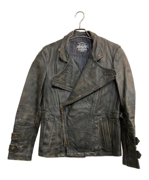 TORNADO MART（トルネードマート）TORNADO MART (トルネードマート) ダブルライダースジャケット ブラウン サイズ:Mの古着・服飾アイテム