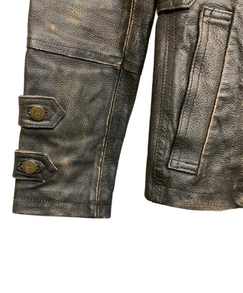 TORNADO MART（トルネードマート）TORNADO MART (トルネードマート) ダブルライダースジャケット ブラウン サイズ:Mの古着・服飾アイテム