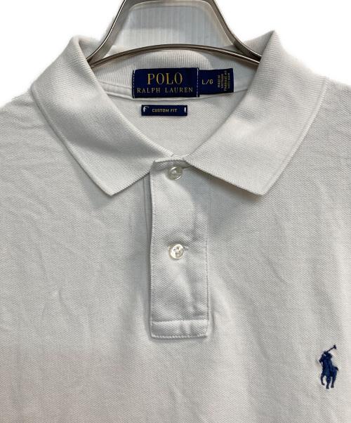 POLO RALPH LAUREN（ポロ・ラルフローレン）POLO RALPH LAUREN (ポロ・ラルフローレン) ポロシャツ ホワイト サイズ:Ｌの古着・服飾アイテム