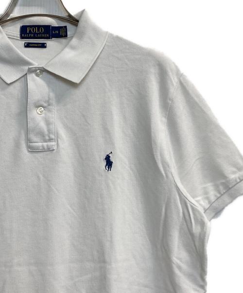 POLO RALPH LAUREN（ポロ・ラルフローレン）POLO RALPH LAUREN (ポロ・ラルフローレン) ポロシャツ ホワイト サイズ:Ｌの古着・服飾アイテム