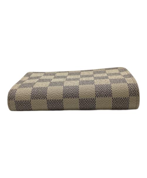 LOUIS VUITTON（ルイ ヴィトン）LOUIS VUITTON (ルイ ヴィトン) 2つ折り財布 ネイビー×アイボリーの古着・服飾アイテム