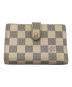 LOUIS VUITTON（ルイ ヴィトン）の古着「2つ折り財布」｜ネイビー×アイボリー
