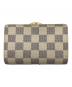 LOUIS VUITTON (ルイ ヴィトン) 2つ折り財布 ネイビー×アイボリー：18000円