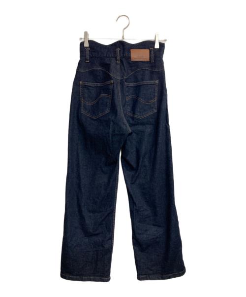 Eaphi（エフィ）Eaphi (エフィ) WAVE DESIGN HIGH WAIST DENIM インディゴ サイズ:2の古着・服飾アイテム