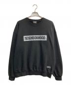 Schott×NEIGHBORHOOD×Kostas Seremetisショット×ネイバーフッド×コスタスセレメンティス）の古着「SWEAT SHIRT LONG SLEEVE」｜ブラック