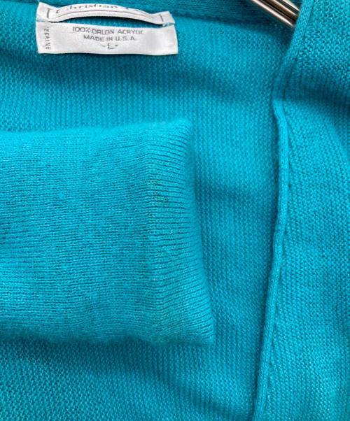 Christian Dior（クリスチャン ディオール）Christian Dior (クリスチャン ディオール) Aclyric cardigan グリーン サイズ:Ⅼの古着・服飾アイテム