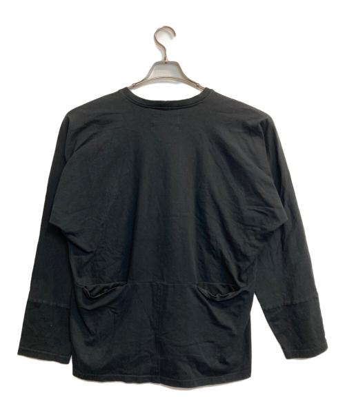 02DERIV（ツーディライヴ）02DERIV (ツーディライヴ) International Gallery (インターナショナルギャラリー) Tシャツ ブラック サイズ:記載なし(実寸サイズ参考)の古着・服飾アイテム