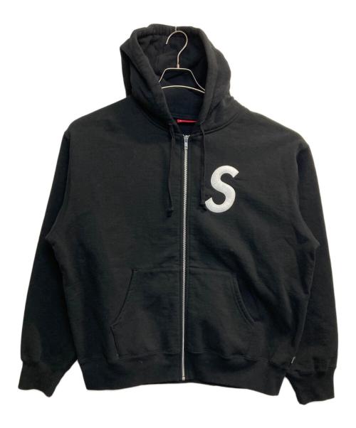 SUPREME（シュプリーム）SUPREME (シュプリーム) 24FW S Logo Zip Up Hooded Sweatshirt ブラック サイズ:Ｍの古着・服飾アイテム