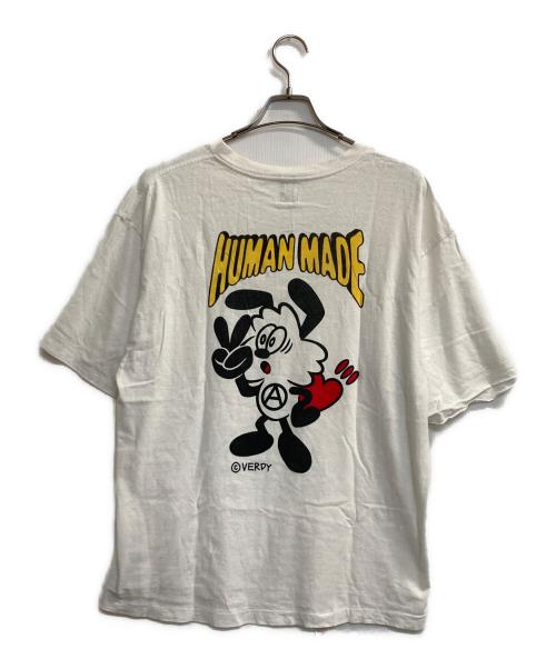 HUMAN MADE（ヒューマンメイド）HUMAN MADE (ヒューマンメイド) バックプリントTシャツ ホワイト サイズ:ＸＬの古着・服飾アイテム