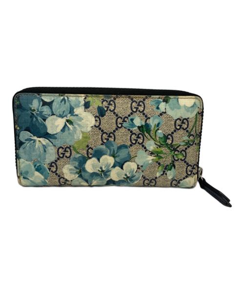 GUCCI（グッチ）GUCCI (グッチ) ラウンドジップウォレット ベージュの古着・服飾アイテム