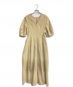 LAGUNA MOONラグナムーン）の古着「コクーンZIPワンピース」｜イエロー