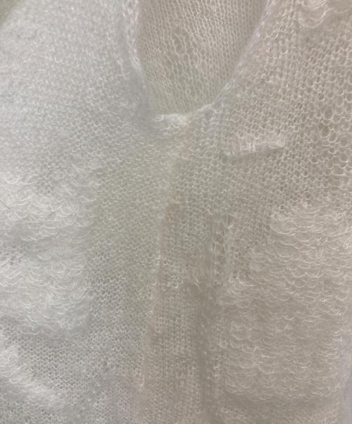 THEREDTHREAD（ザレッドスレッド）THEREDTHREAD (ザレッドスレッド) S knit fit tank cocoon/ニットキャミソール アイボリー サイズ:Ｆの古着・服飾アイテム