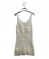 THEREDTHREAD（ザレッドスレッド）の古着「S knit fit tank cocoon/ニットキャミソール」｜アイボリー