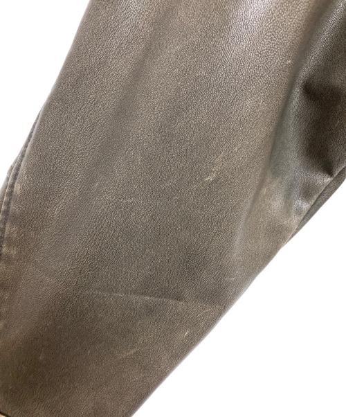 ZARA（ザラ）ZARA (ザラ) フェイクレザージャケット オリーブ サイズ:Ⅼの古着・服飾アイテム