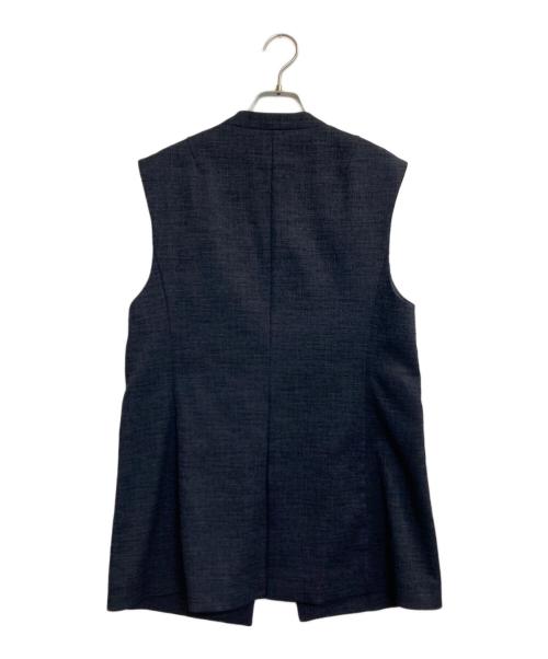 SOEJU（ソージュ）SOEJU (ソージュ) ツィーディージャカードジレ ネイビー サイズ:Mの古着・服飾アイテム
