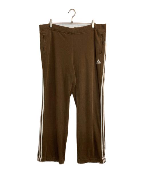 adidas（アディダス）adidas (アディダス) 90s パイルトパックパンツ ブラウン サイズ:胴囲86の古着・服飾アイテム