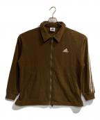 adidasアディダス）の古着「90s パイル地トラックジャケット」｜ブラウン