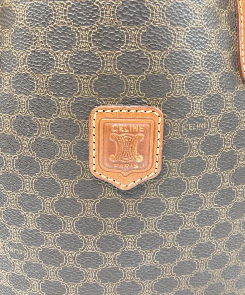 CELINE（セリーヌ）CELINE (セリーヌ) マカダムトートバッグ ブラウンの古着・服飾アイテム