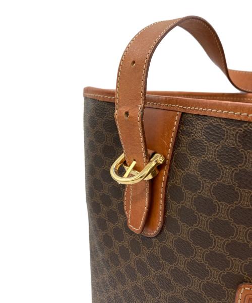 CELINE（セリーヌ）CELINE (セリーヌ) マカダムトートバッグ ブラウンの古着・服飾アイテム