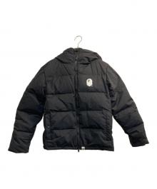 A BATHING APE（アベイシングエイプ）の古着「ロゴダウンジャケット」｜ブラック