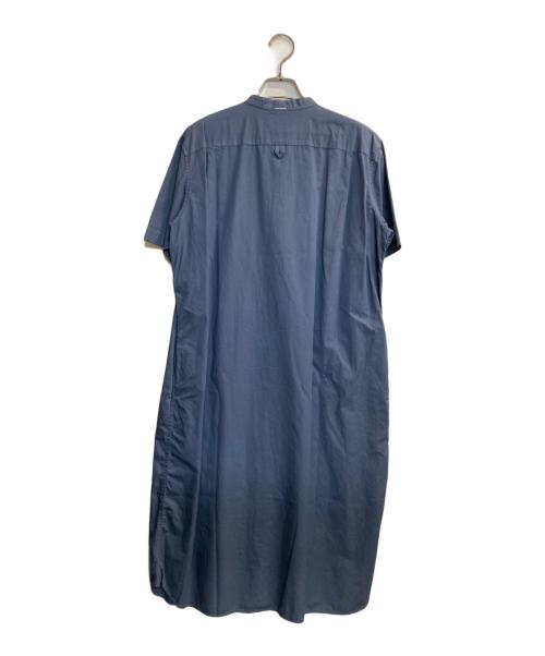 MHL（エムエイチエル）MHL (エムエイチエル) コットンシャツワンピース ブルー サイズ:Ⅱの古着・服飾アイテム