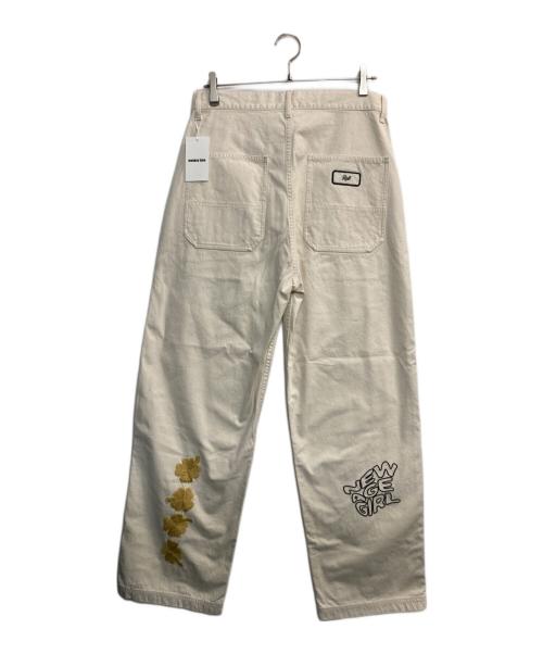 MONKEY TIME（モンキータイム）MONKEY TIME (モンキータイム) エンブロイダリーワークパンツ アイボリー サイズ:M 未使用品の古着・服飾アイテム