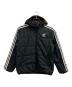 adidas（アディダス）の古着「3 STRIPE PUFFER JACKET/スリース トライプス パファー ジャケット」｜ブラック