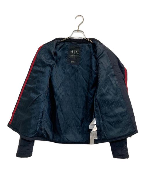 ARMANI EXCHANGE（アルマーニ エクスチェンジ）ARMANI EXCHANGE (アルマーニ エクスチェンジ) 中綿ジャケット ネイビー サイズ:Sの古着・服飾アイテム