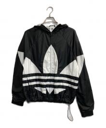 adidas（アディダス）の古着「フーデッドシェルビッグTFジャケット」｜ブラック