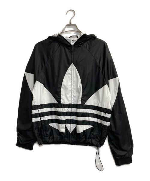 adidas（アディダス）adidas (アディダス) フーデッドシェルビッグTFジャケット ブラック サイズ:Ｍの古着・服飾アイテム