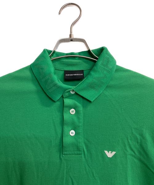 EMPORIO ARMANI（エンポリオ アルマーニ）EMPORIO ARMANI (エンポリオ アルマーニ) ポロシャツ グリーン サイズ:Sの古着・服飾アイテム