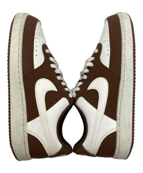NIKE（ナイキ）NIKE (ナイキ) W COURT VISION LO P NBK ブラウン サイズ:25cmの古着・服飾アイテム