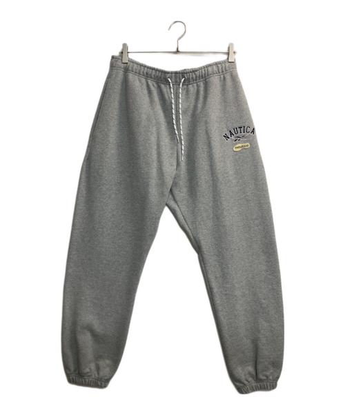 REEBOK（リーボック）REEBOK (リーボック) NAUTICA (ノーティカ) コラボヘビーウェイトスウェットパンツ グレー サイズ:Ｌの古着・服飾アイテム