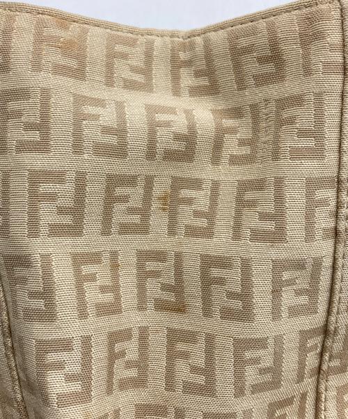 FENDI（フェンディ）FENDI (フェンディ) ズッキーノハンドトートバッグ ベージュの古着・服飾アイテム
