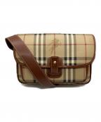 BURBERRY LONDONバーバリーロンドン）の古着「ノヴァチェックショルダーバッグ」｜ベージュ