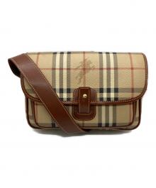 BURBERRY LONDON（バーバリーロンドン）の古着「ノヴァチェックショルダーバッグ」｜ベージュ