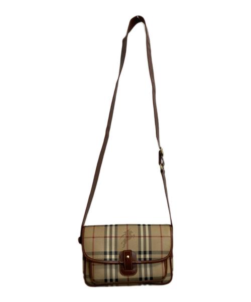 BURBERRY LONDON（バーバリーロンドン）BURBERRY LONDON (バーバリーロンドン) ノヴァチェックショルダーバッグ ベージュの古着・服飾アイテム