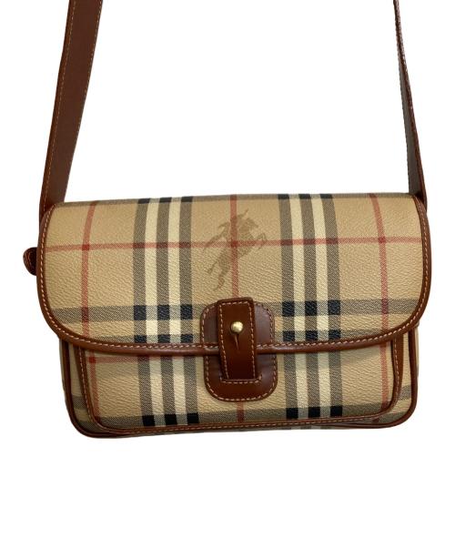 BURBERRY LONDON（バーバリーロンドン）BURBERRY LONDON (バーバリーロンドン) ノヴァチェックショルダーバッグ ベージュの古着・服飾アイテム