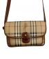 中古・古着 BURBERRY LONDON (バーバリーロンドン) ノヴァチェックショルダーバッグ ベージュ：18000円
