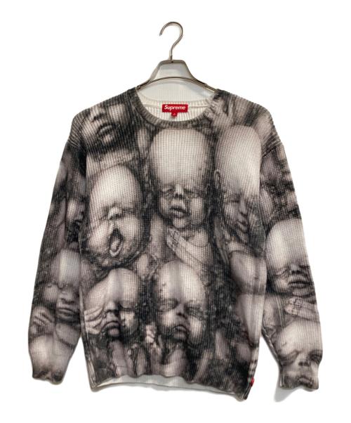 SUPREME（シュプリーム）SUPREME (シュプリーム) H.R. Giger Sweater グレー サイズ:Ｓの古着・服飾アイテム