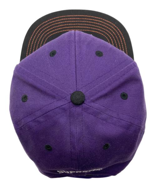 SUPREME（シュプリーム）Supreme (シュプリーム) 15FW 2-Tone Mad Cat 6-Panel Cap パープル×ブラックの古着・服飾アイテム