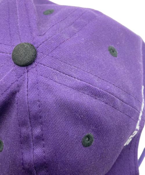 SUPREME（シュプリーム）Supreme (シュプリーム) 15FW 2-Tone Mad Cat 6-Panel Cap パープル×ブラックの古着・服飾アイテム