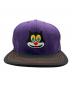 Supreme (シュプリーム) 15FW 2-Tone Mad Cat 6-Panel Cap パープル×ブラック：5000円