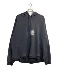 GOOPiMADE（グーピーメイド）の古着「Misty Port“ Logo Hoodie」｜グレー